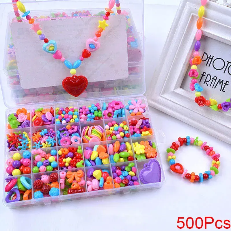 Thumbnail: DIY Handmade Beaded Toy With Accessory Set Children Creative Jewelry Making