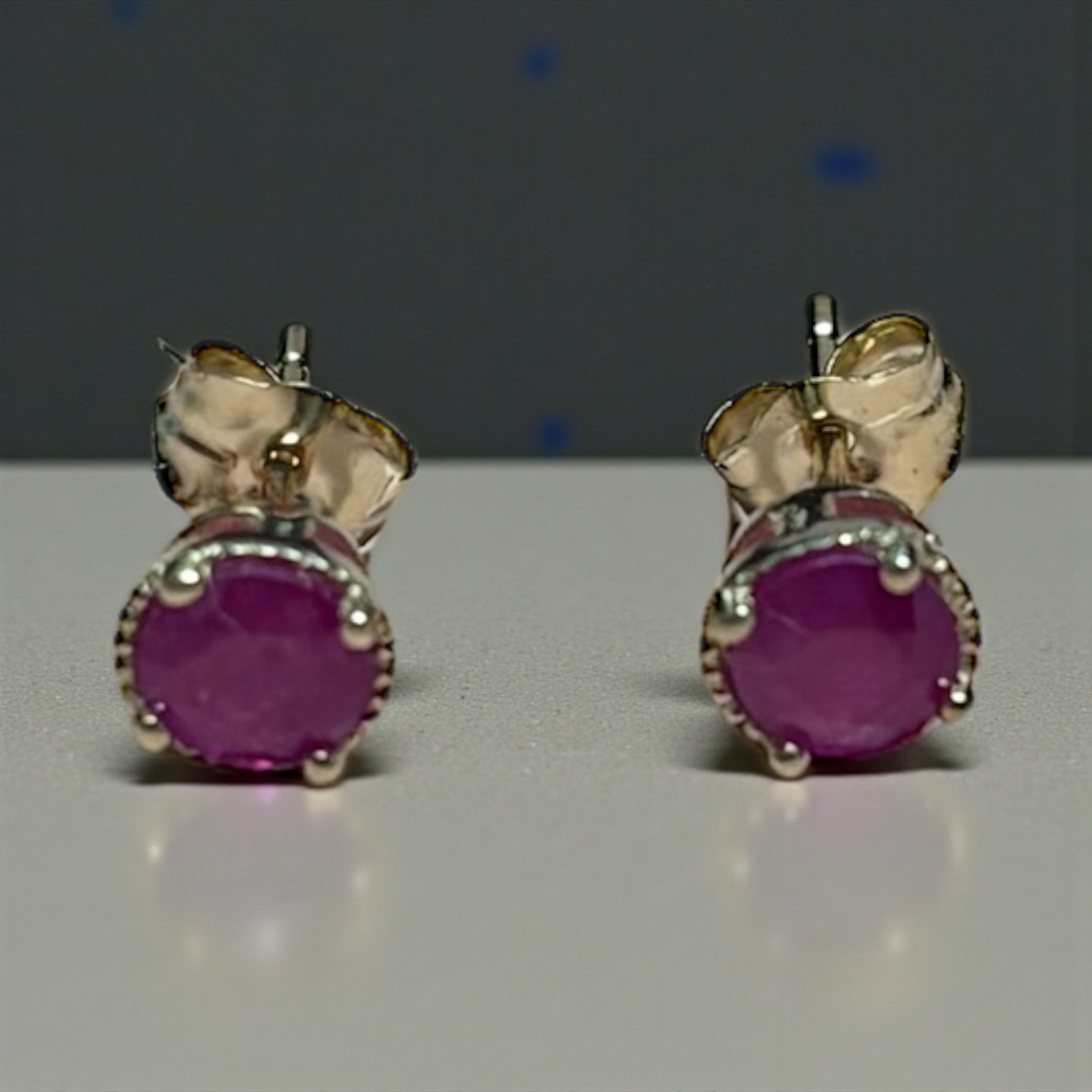 Ruby earrings 