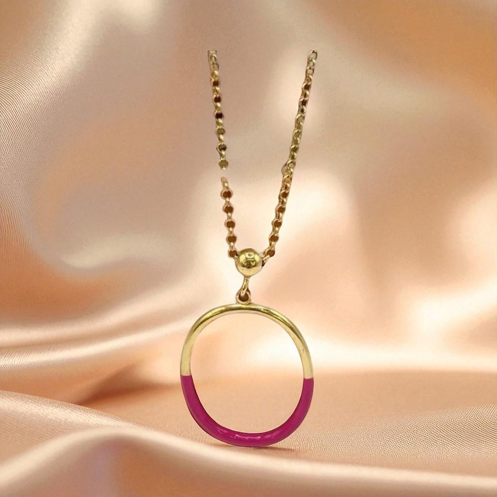 Gold plate over sterling silver necklace