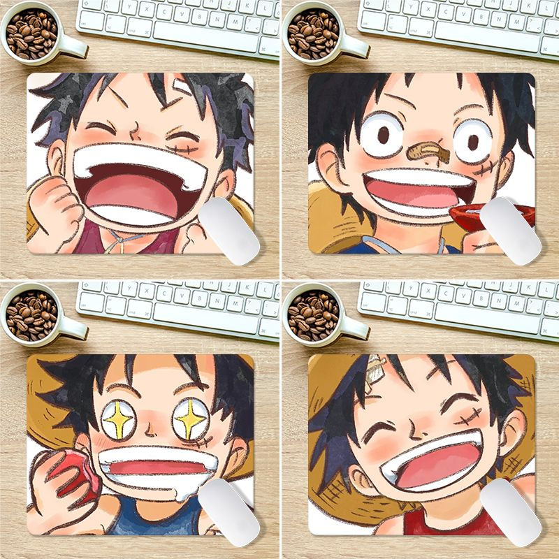 One Piece Luffy office computer desk thickened mouse pad