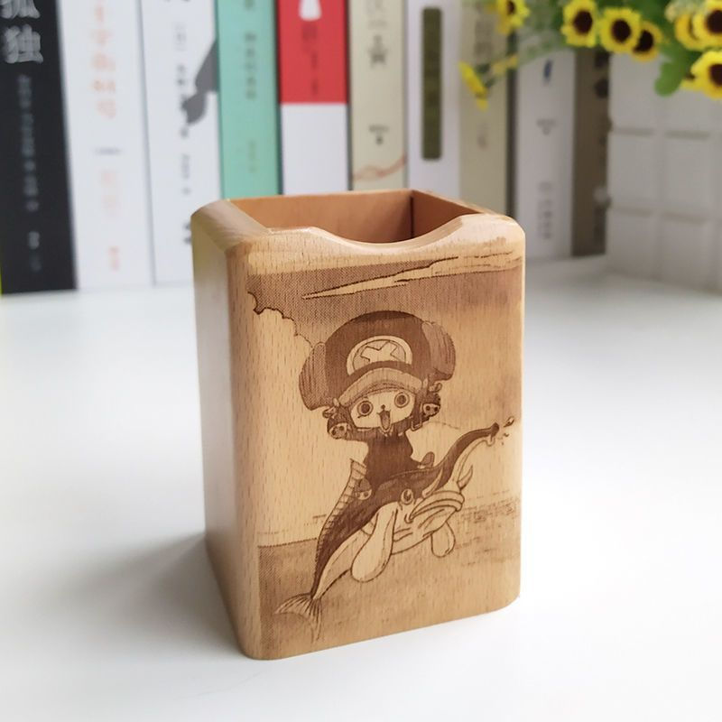 Thumbnail: One Piece Wooden Handmade Pen Holder