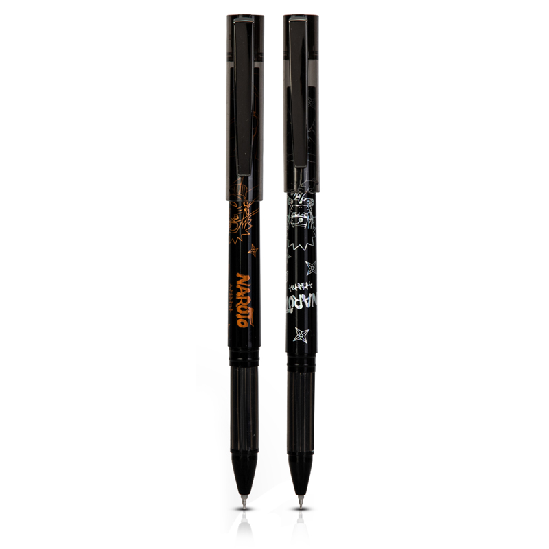 Naruto 2Pcs Quick Dry Pen Black Ink
