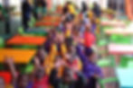 School waving
