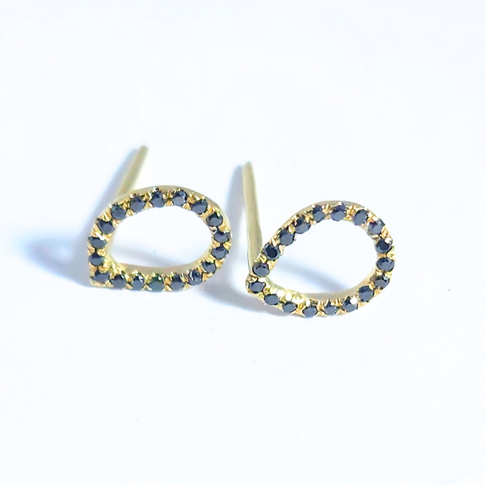 תמונה ממוזערת: עגיל טיפת אמרלד