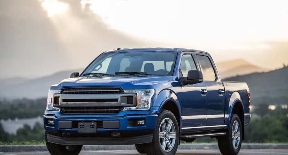 Blue Shiny Truck