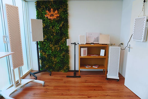 rood licht therapie showroom