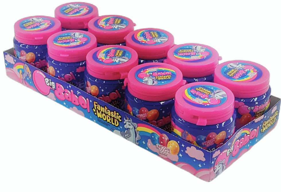 Küçük resim: Big Babol Fantastic World Unicorn Eggs_ 10 adet x90gr