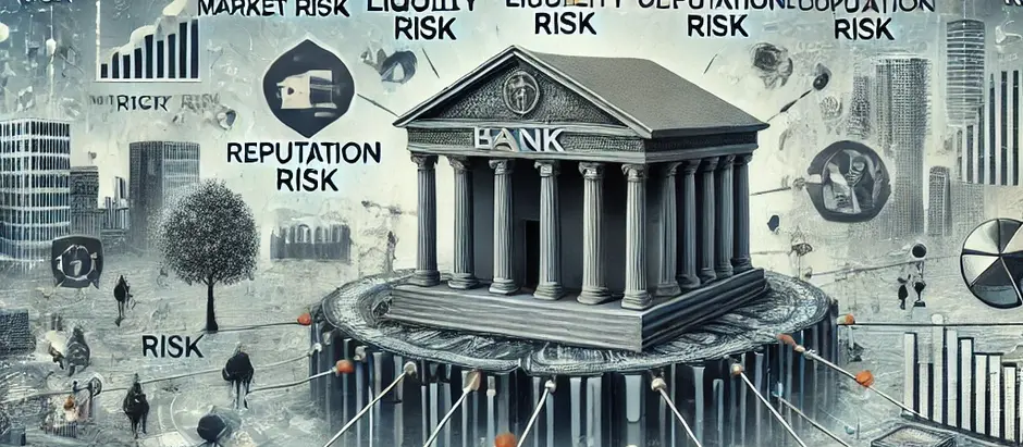 Modern banking system and different types of associated risk!