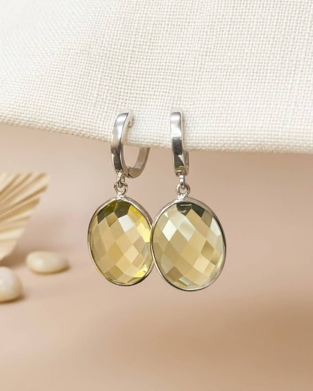 bold silver statement earrings