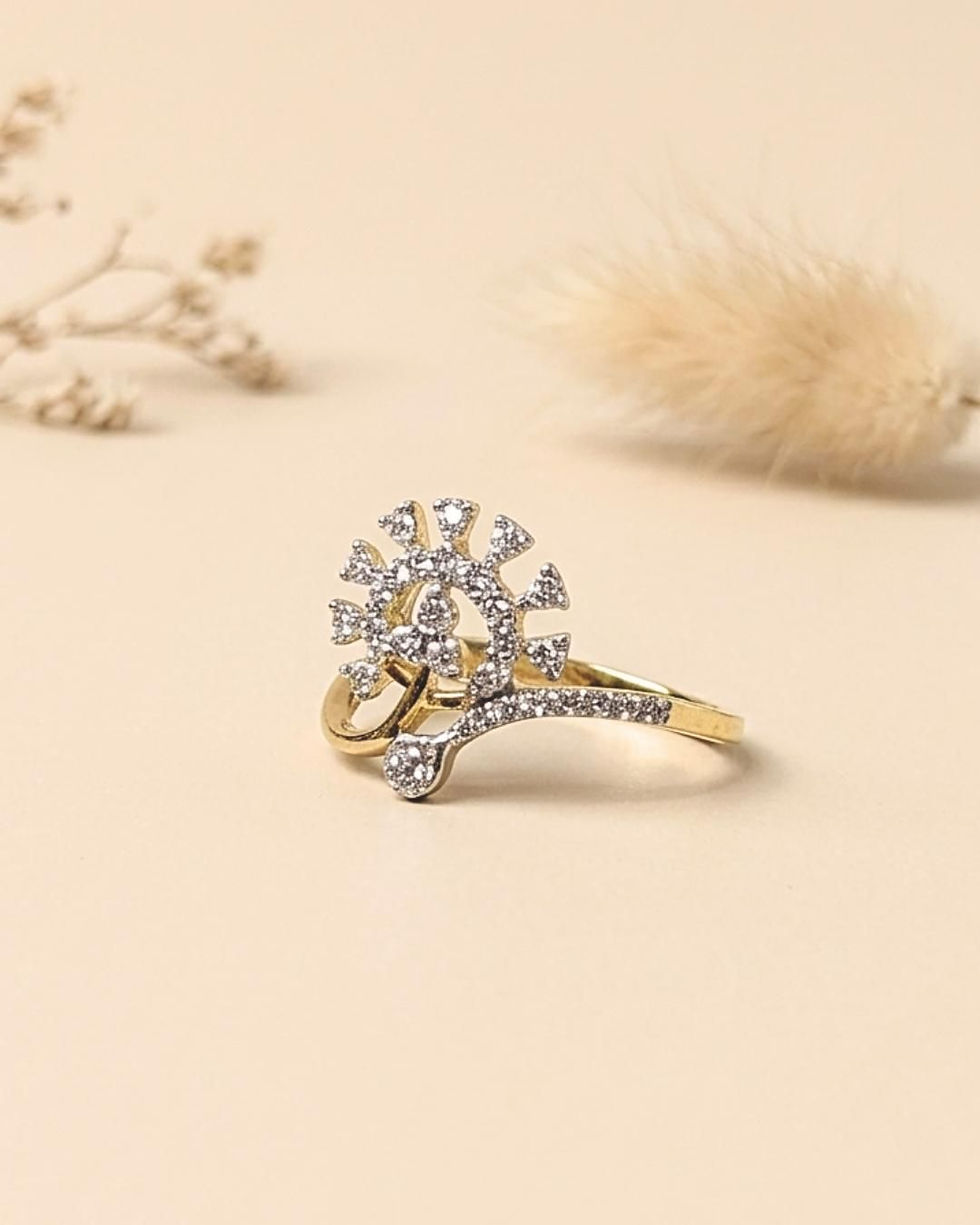 Thumbnail: diamond engagement ring 14k 18k gold