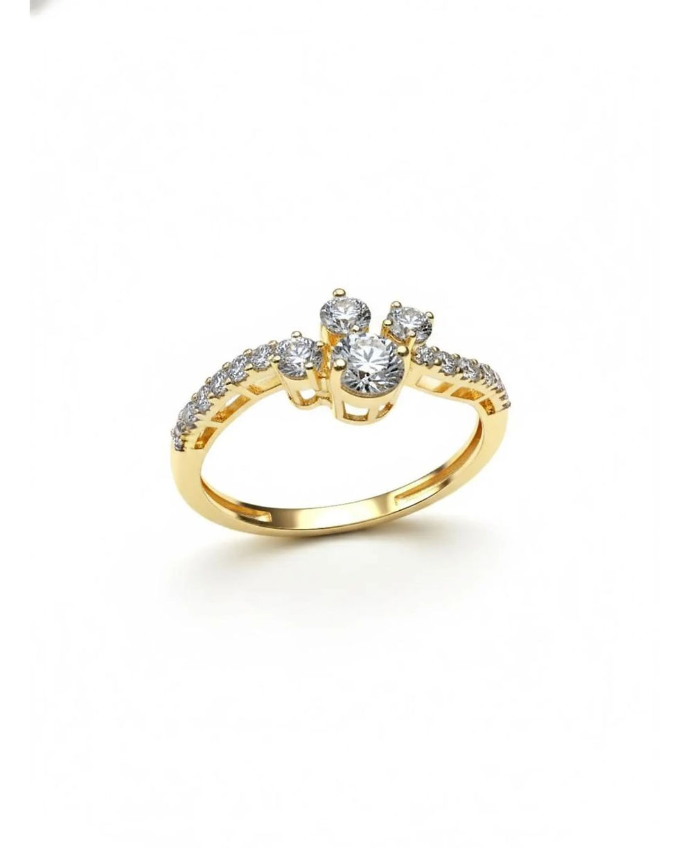 natural diamond ring gold jewelry