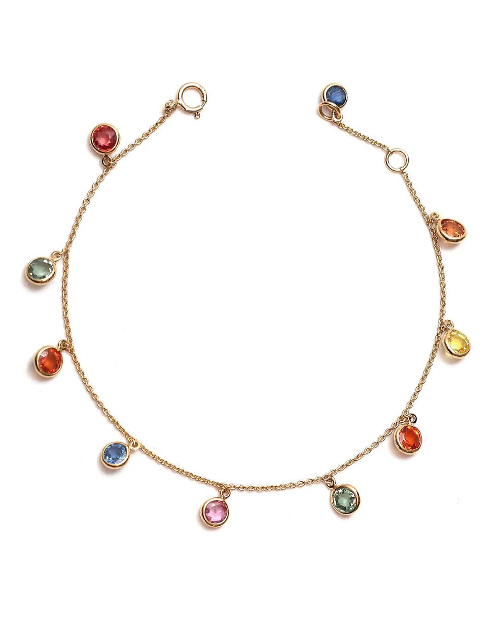 gift for her gemstone bracelet