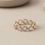 Thumbnail: handcrafted moonstone gemstone gold ring