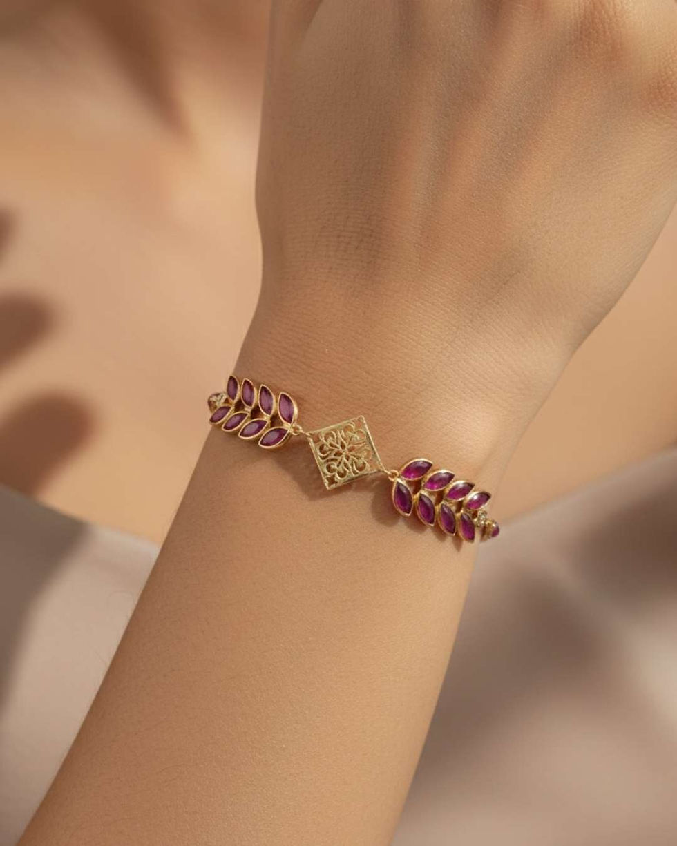 Thumbnail: luxury ruby gemstone bracelet