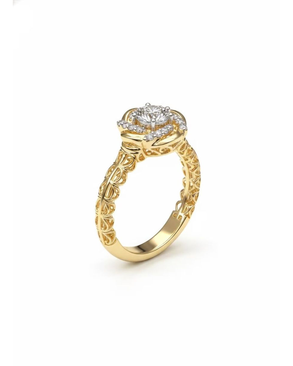 gold diamond wedding ring