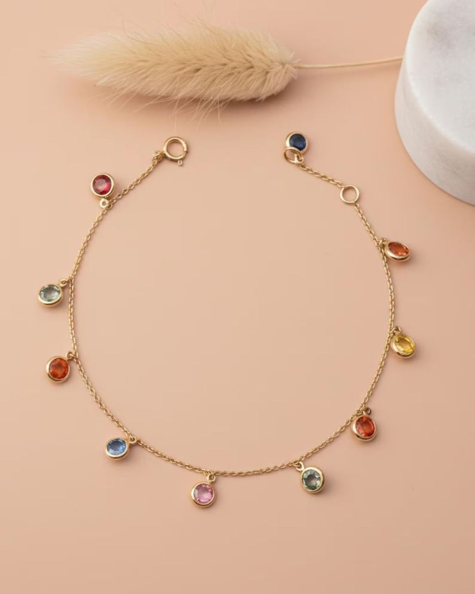 vibrant sapphire jewelry bracelet