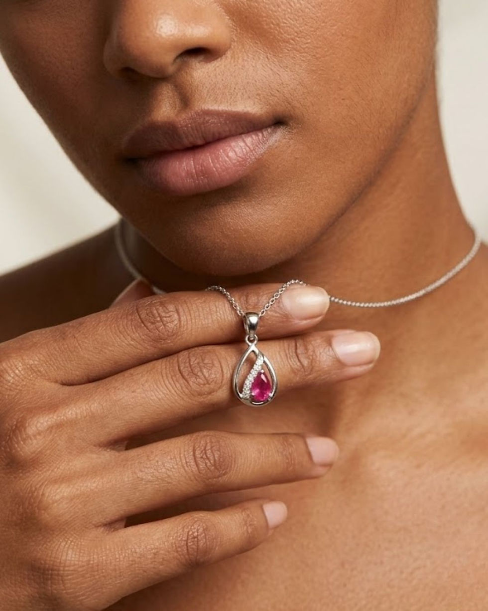 Thumbnail: ruby pendant for everyday wear