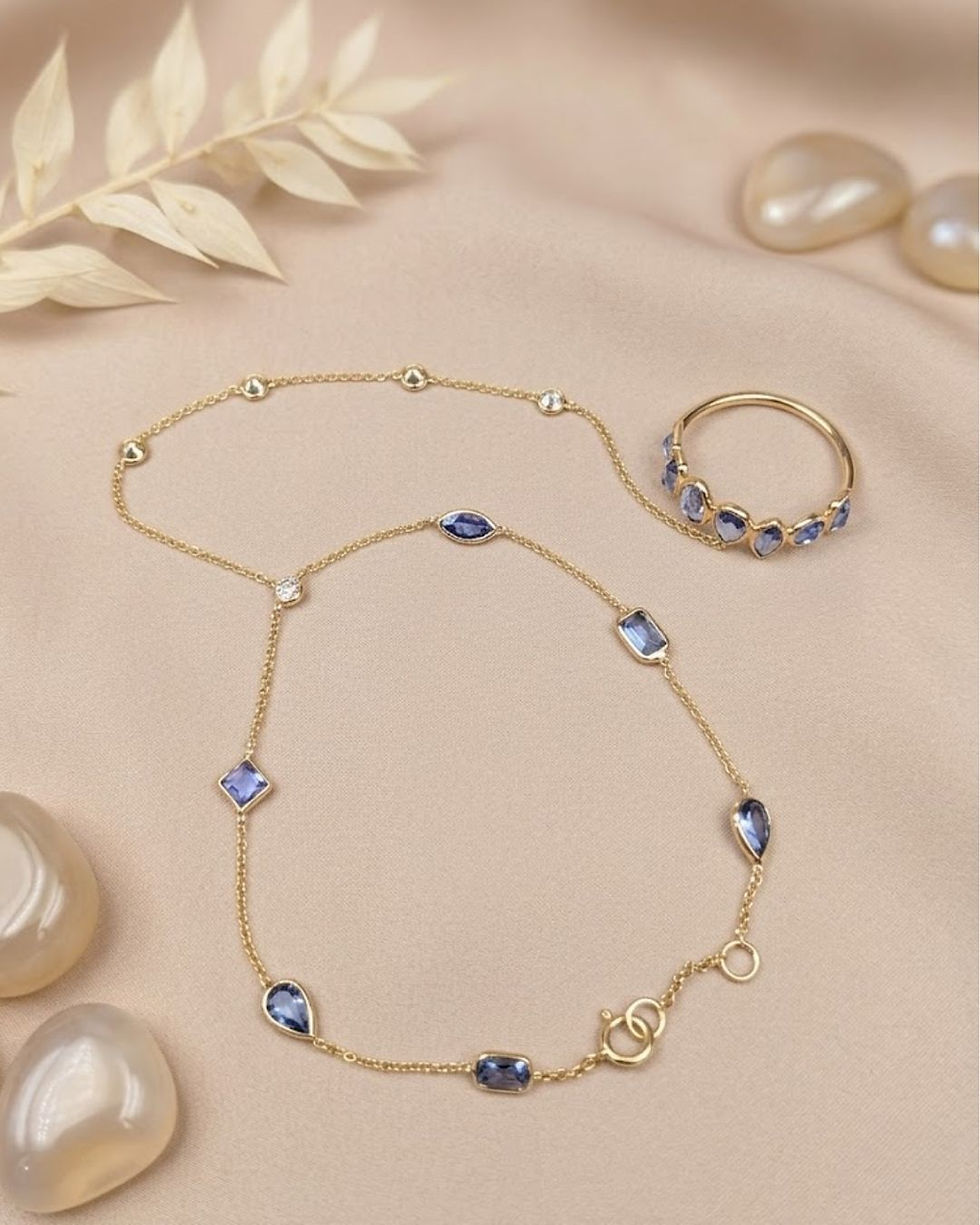 Thumbnail: tanzanite hand harness