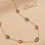 Thumbnail: Multi strand tourmaline necklace 14k gold gemstone jewelry