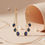 Thumbnail: September birthstone sapphire statement earrings