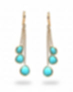 14k gold turquoise earrings perfect gift for her
