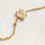Thumbnail: single natural diamond gold bracelet