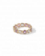 18k gold sapphire eternity band