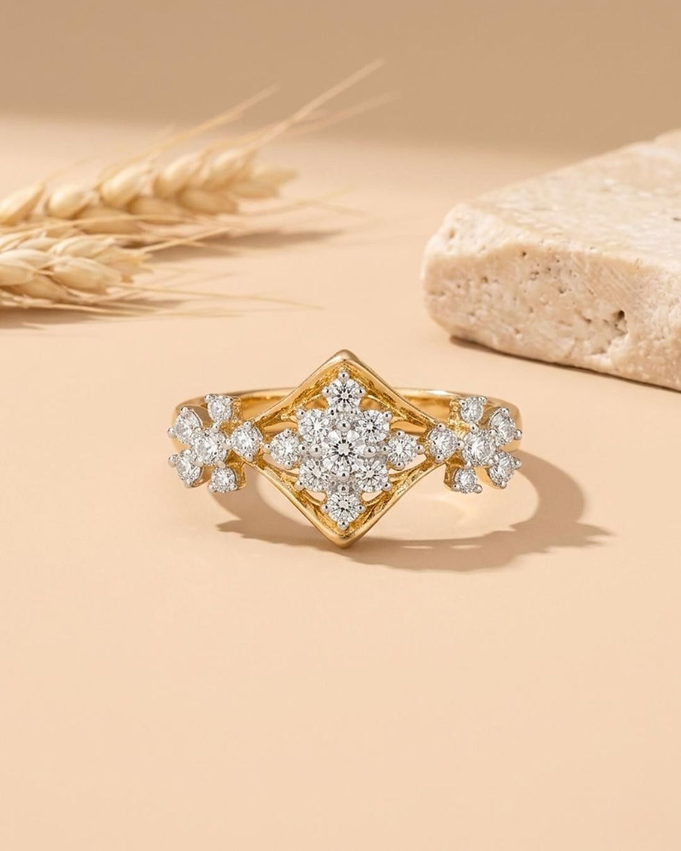 art deco diamond ring 14k 18k gold