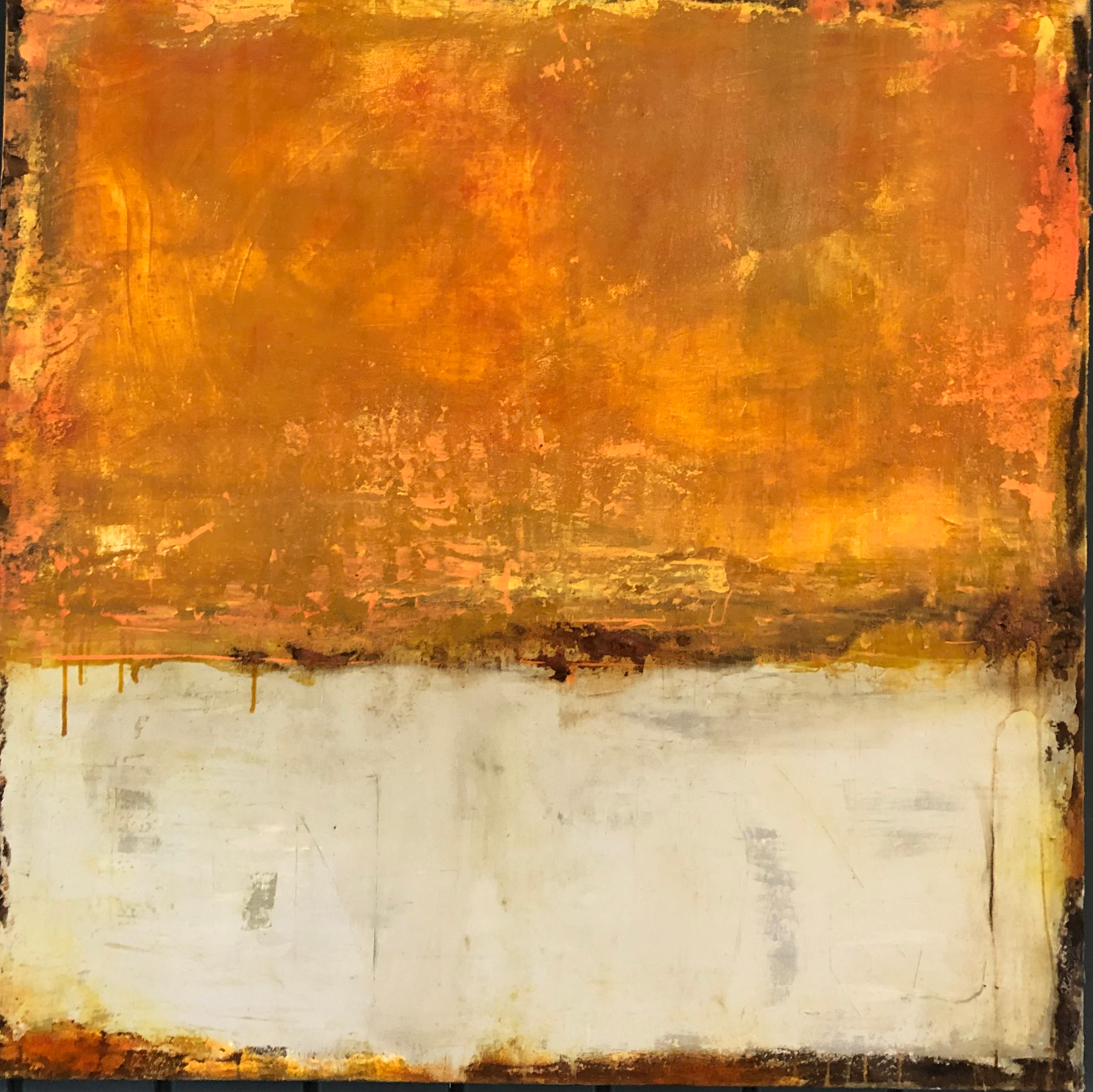 Flammehav, 100 x 100,akryl