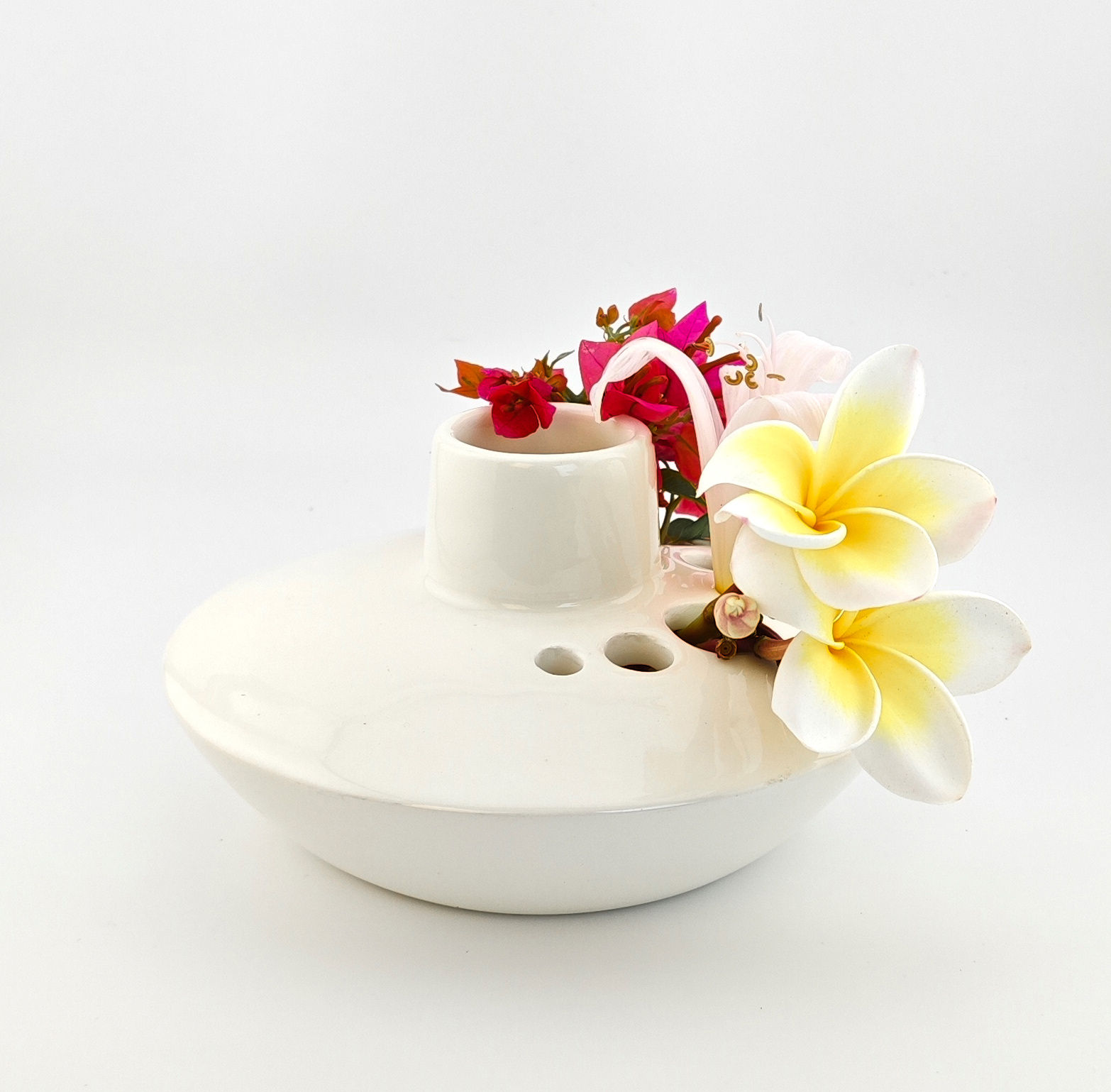 ואזה לסידור פרחים - עם פיה