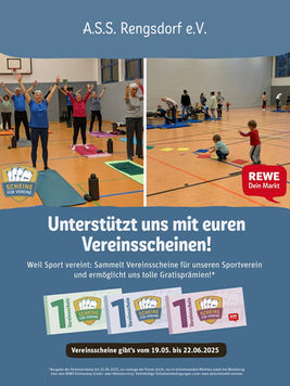 REWE Scheine für Vereine ist zurück
