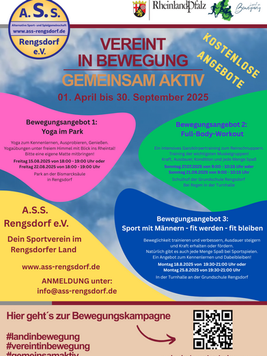 Gemeinsam Aktiv - Die A.S.S. macht mit! RLP Vereint In Bewegung