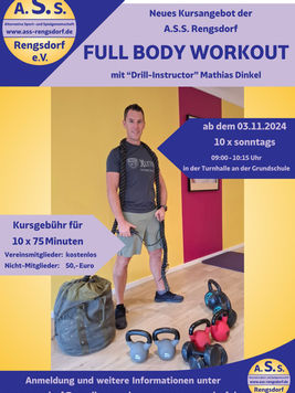 Neues Kursangebot: Full Body Workout ab November 2024 - Jetzt anmelden!