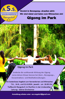 Qigong im Park ASS Rengsdorf Sportverein Turnverein