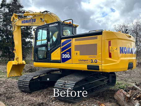 重機・建機のフィルム施工