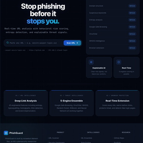 How I Built an AI-Powered Phishing Defense Platform from Scratch