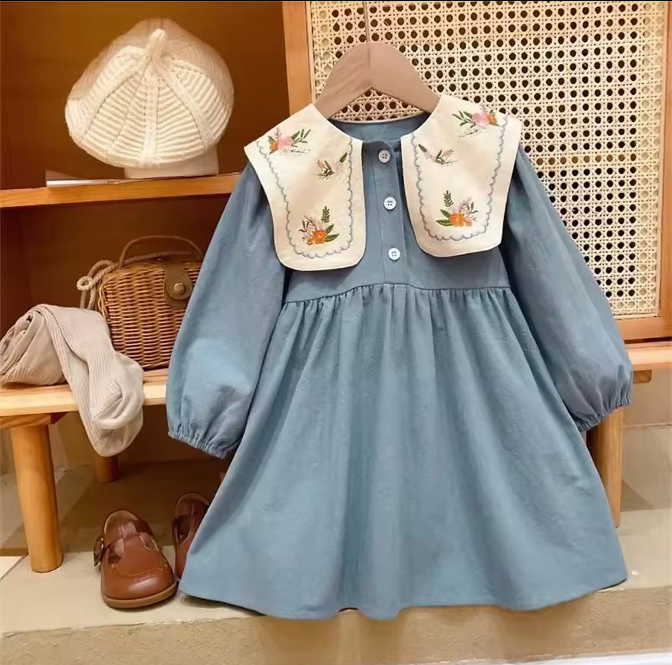 Thumbnail: Bluebell Collar Dress