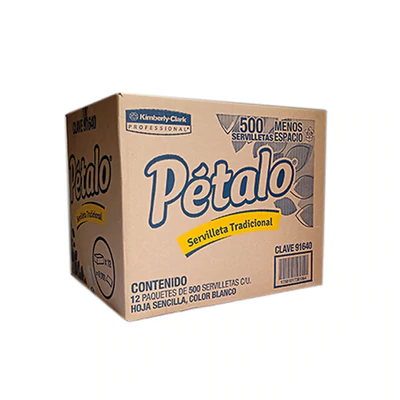 Miniatura: SERVILLETA TRADICIONAL PÉTALO 500 HS 91640 12 PAQ.
