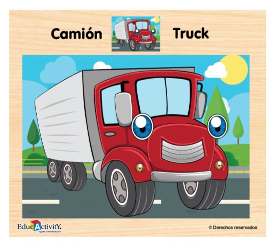 ROMPECABEZAS DE MADERA CAMION EDUCACTIVITY 276