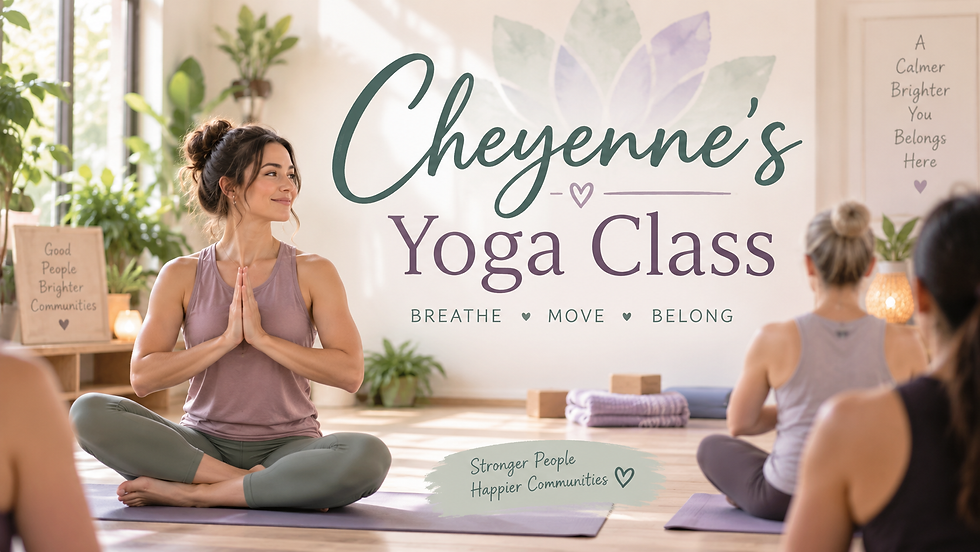 Cheyenne's Yoga Class