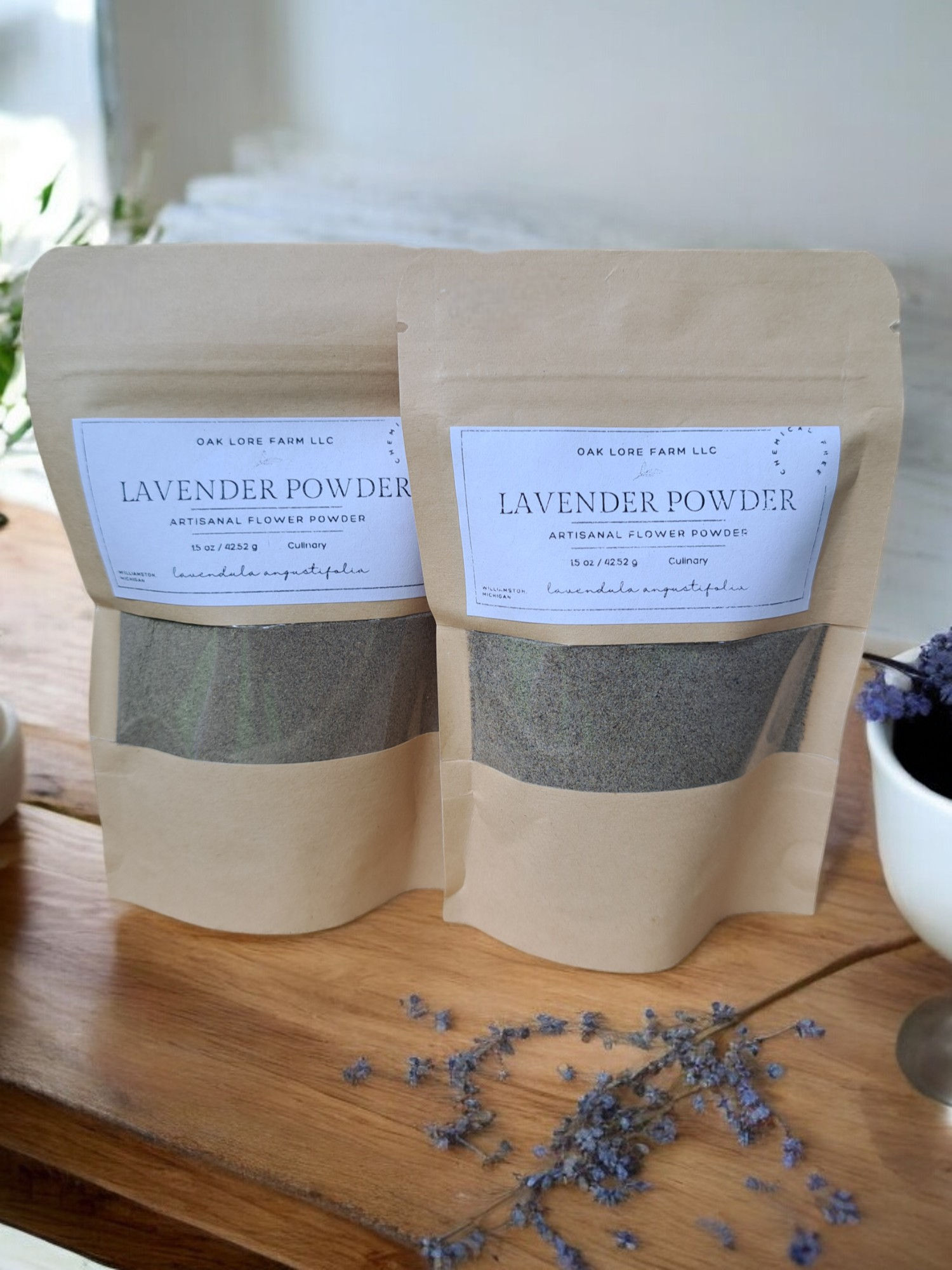 Artisanal Lavender Flower Powder