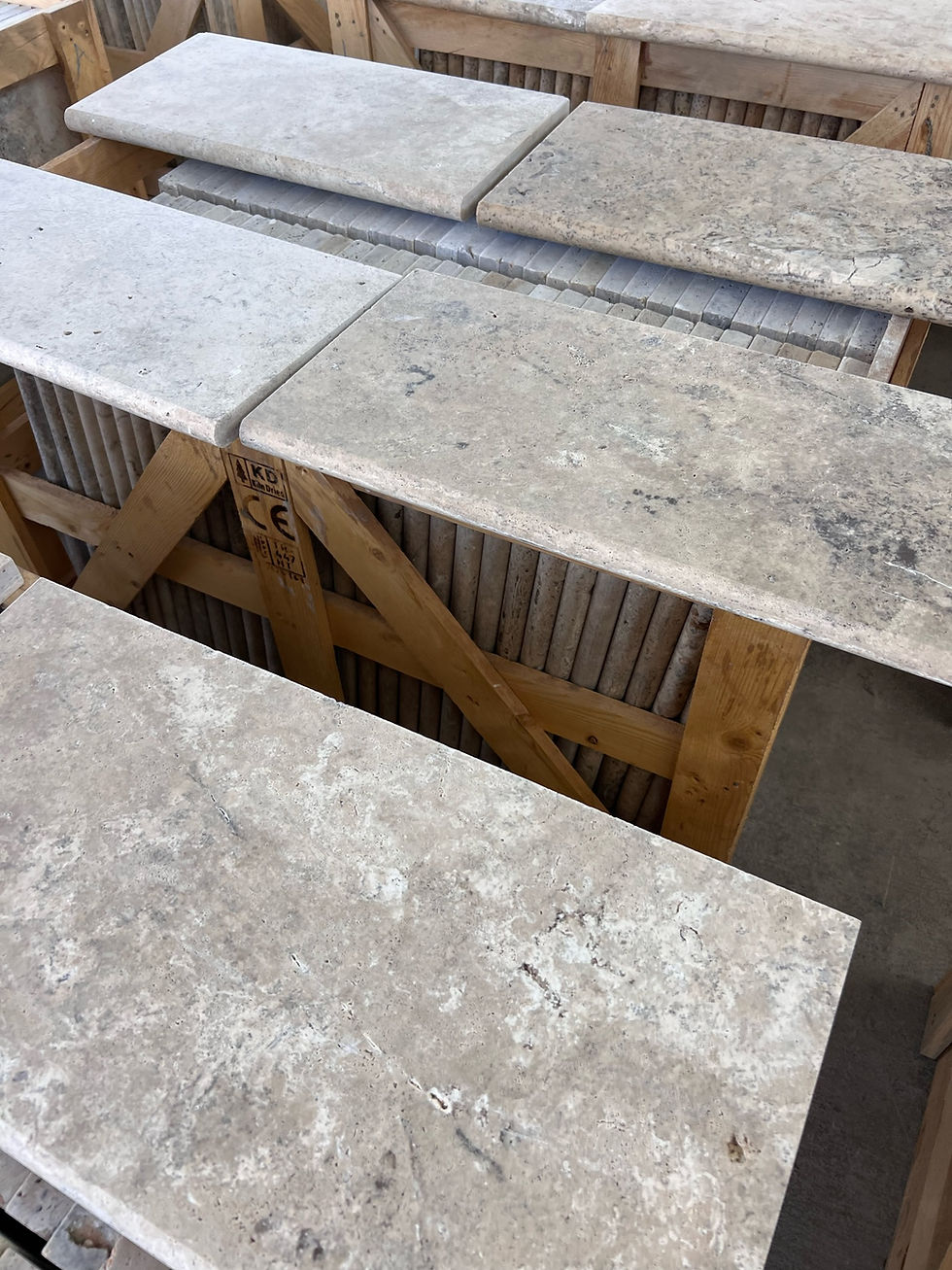 Thumbnail: ROMAN BEIGE TRAVERTINE TUMBLED