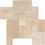 Thumbnail: IVORY TRAVERTINE ANTIQUE TUMBLED
