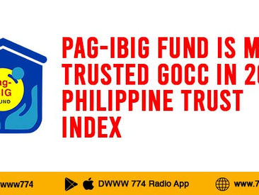 PAG-IBIG FUND IS MOST TRUSTED GOCC IN 2021 PHILIPPINE TRUST INDEX