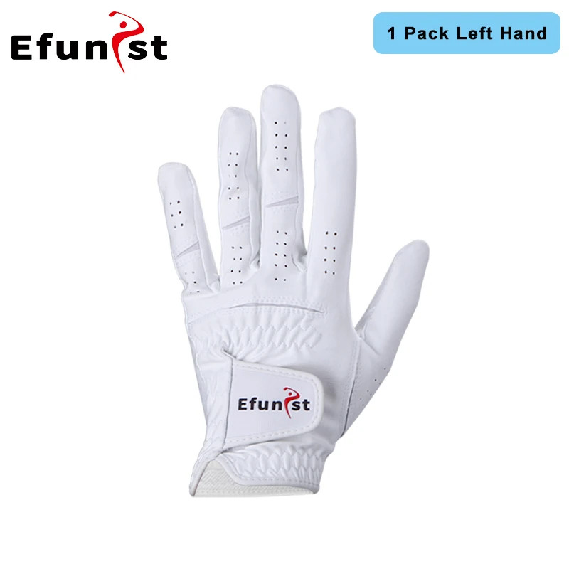 Thumbnail: Golf Gloves Men's Glove Left/Right Hand 2 Color Soft White Dark Grey Swing