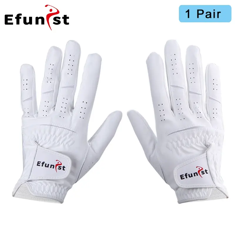 Miniatura: Golf Gloves Men's Glove Left/Right Hand 2 Color Soft White Dark Grey Swing