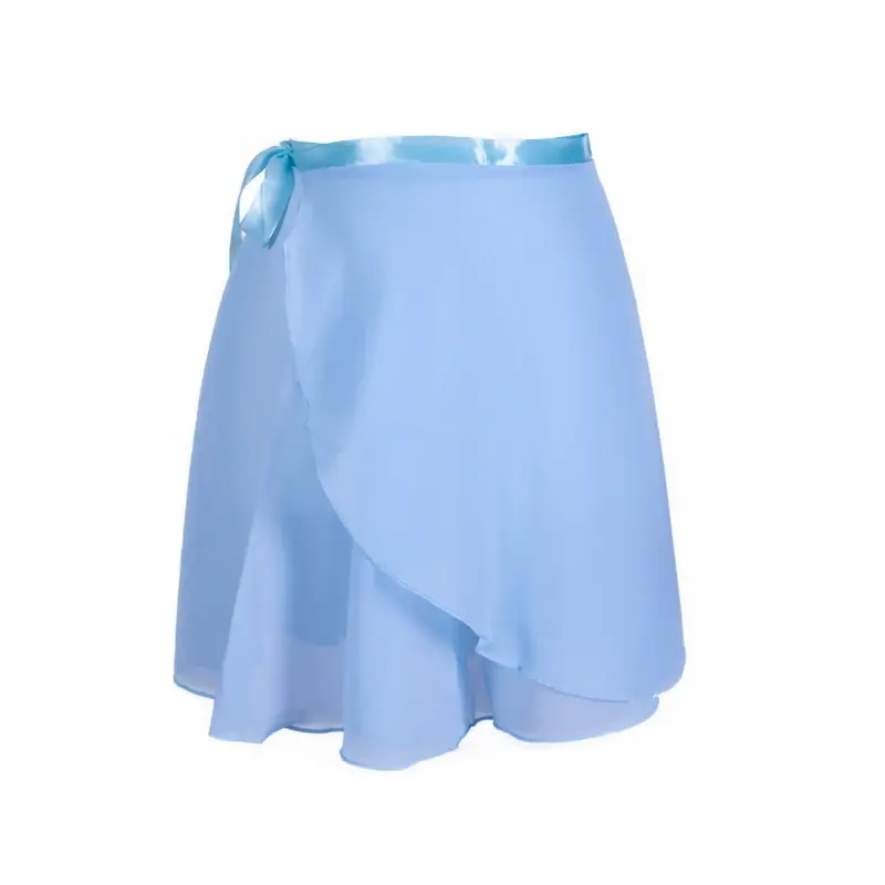 Thumbnail: Adult Chiffon Ballet Tutu Dance Skirt Women Girls Gymnastics Wrap Skirt Training