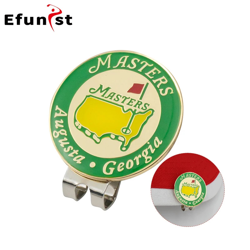 Thumbnail: Golf Ball Marker Alloy Mix Various Styles Men Women Golf Hat Clip Golf Cap Clips