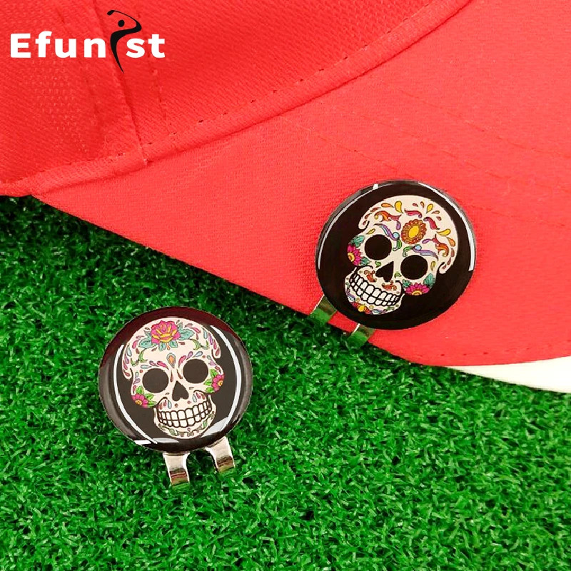Thumbnail: Golf Ball Marker Alloy Mix Various Styles Men Women Golf Hat Clip Golf Cap Clips