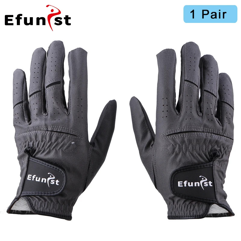 Thumbnail: Golf Gloves Men's Glove Left/Right Hand 2 Color Soft White Dark Grey Swing